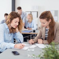 Etudiantes en formation